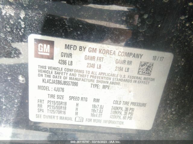 KL4CJASB6JB557090 Buick Encore Preferred