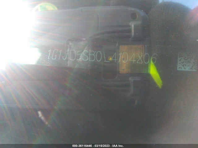 Chevrolet SONIC LT 2020 1G1JD5SB0L4104806 Image 9