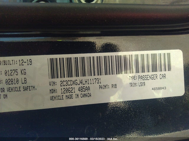 Dodge Charger Scat Pack 2020 2C3CDXGJ4LH111731 Image 9