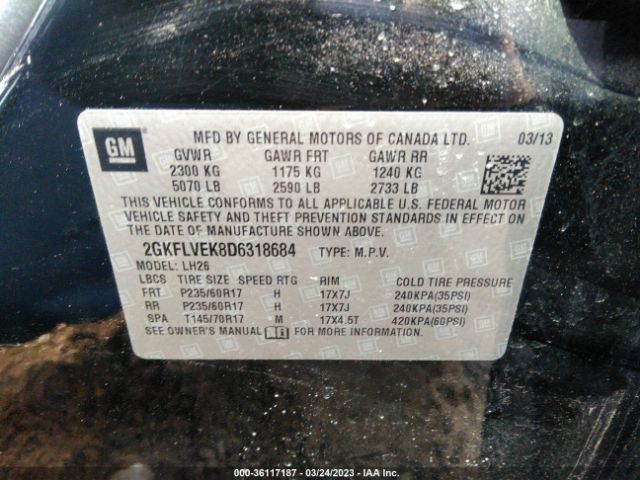 2GKFLVEK8D6318684 GMC Terrain Slt