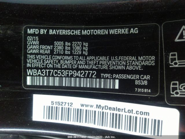 WBA3T7C53FP942772 BMW 4 Series 435i Xdrive