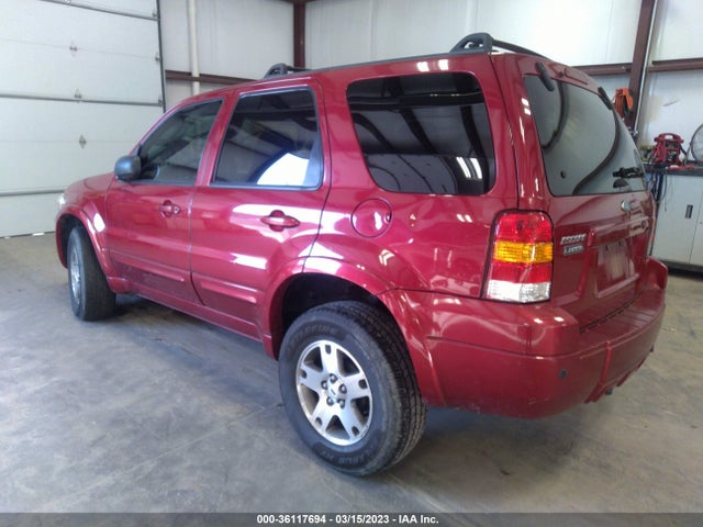 2005 FORD ESCAPE LIMITED VIN: 1FMYU04145KD75939