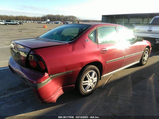 2005 CHEVROLET IMPALA BASE VIN: 2G1WF52E359160376