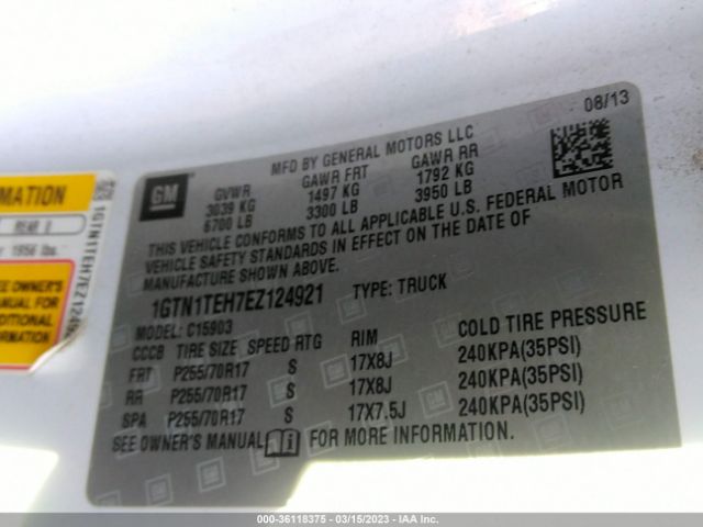 1GTN1TEH7EZ124921 GMC SIERRA 1500