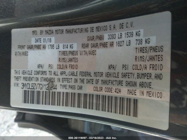 3MYDLBZV7GY129244 Scion IA