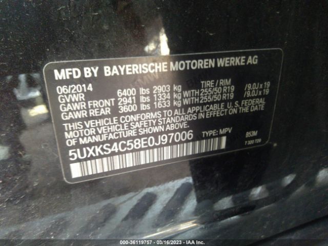 5UXKS4C58E0J97006 BMW X5 Xdrive35d