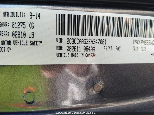 2C3CCAAG3EH347061 Chrysler 300