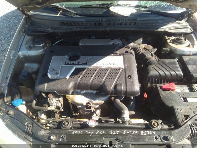 2006 KIA SPECTRA EX/SX/LX VIN: KNAFE121865371178