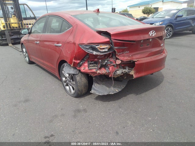 2017 HYUNDAI ELANTRA LIMITED VIN: 5NPD84LF0HH031037
