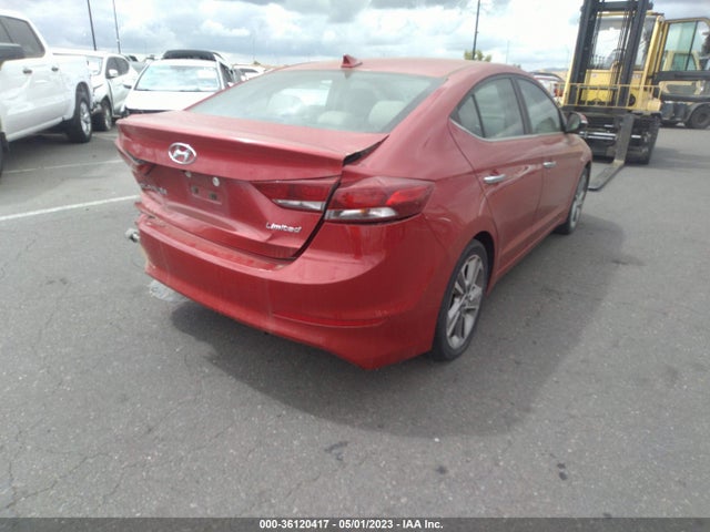 2017 HYUNDAI ELANTRA LIMITED VIN: 5NPD84LF0HH031037