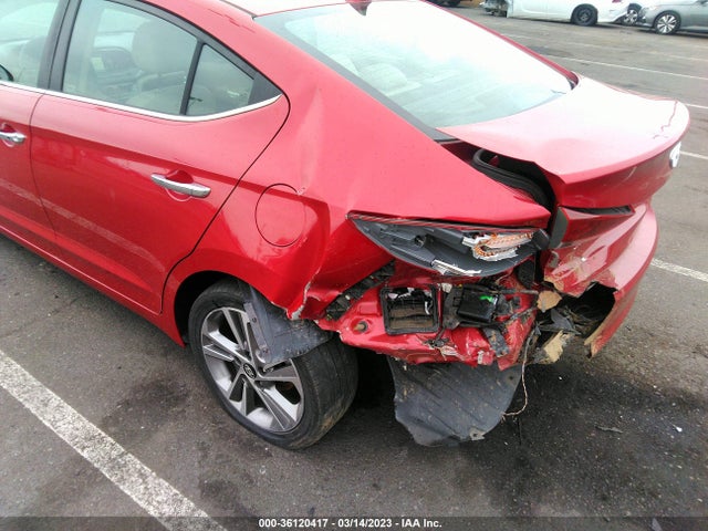 2017 HYUNDAI ELANTRA LIMITED VIN: 5NPD84LF0HH031037