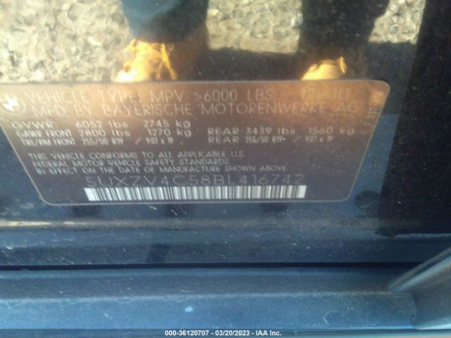 5UXZV4C58BL416742 BMW X5 35i