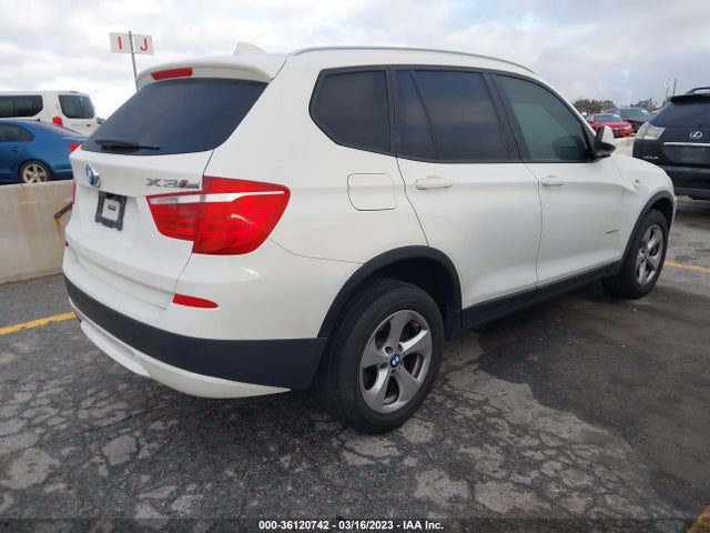 2012 BMW X3 28I VIN: 5UXWX5C52CL722971