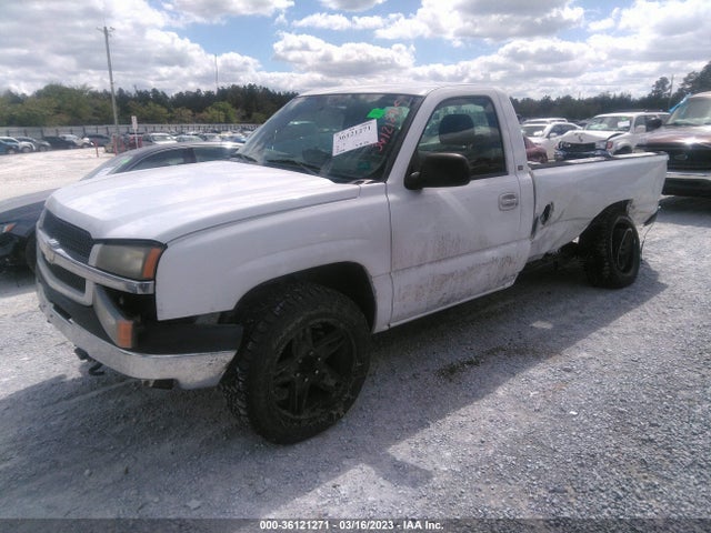 2005 CHEVROLET SILVERADO 1500 WORK TRUCK VIN: 1GCEC14X35Z165750