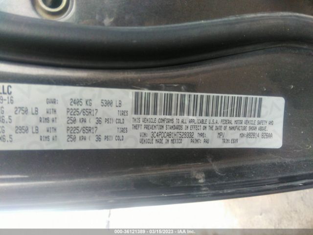 3C4PDCAB1HT529332 Dodge JOURNEY SE