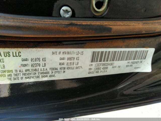 1C3CDFBB6GD643821 Dodge DART SXT