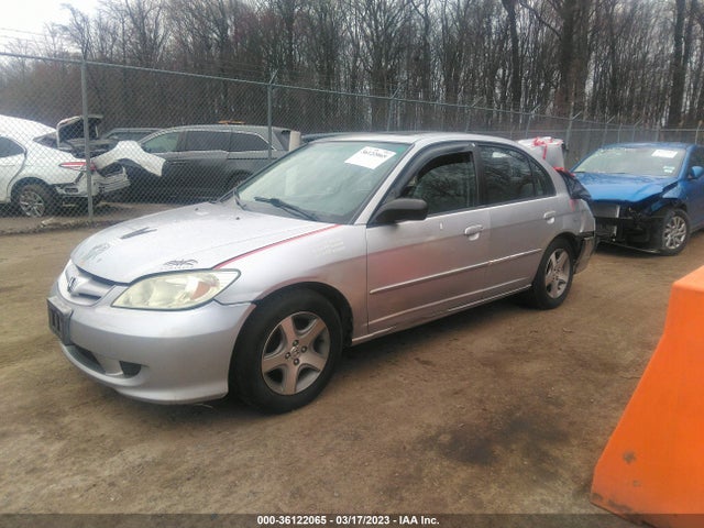 2005 HONDA CIVIC SDN EX VIN: 1HGES26745L002583