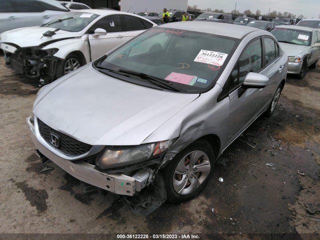 Honda Civic Sedan Lx 2014 19XFB2F57EE041596 Image 2