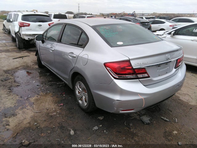 Honda Civic Sedan Lx 2014 19XFB2F57EE041596 Image 3