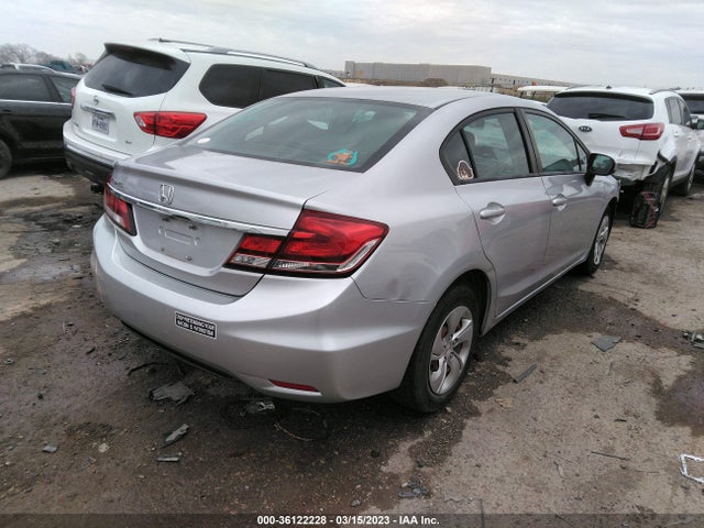 Honda Civic Sedan Lx 2014 19XFB2F57EE041596 Image 4
