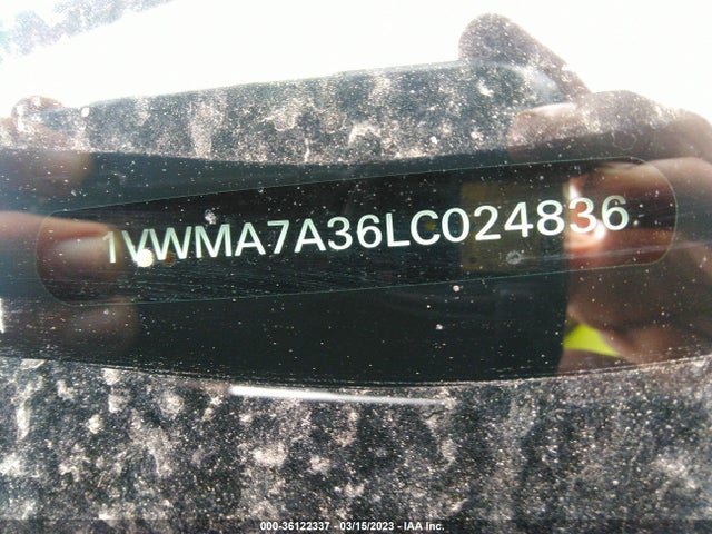 1VWMA7A36LC024836 Volkswagen Passat 2.0t R-line