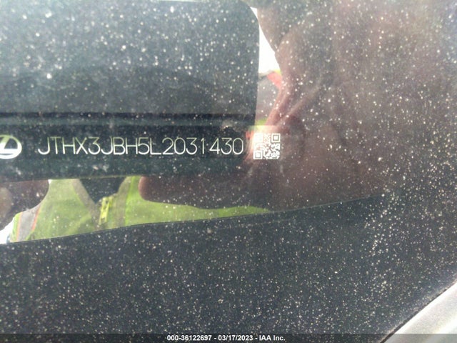 2020 Lexus UX, VIN: JTHX3JBH5L2031430