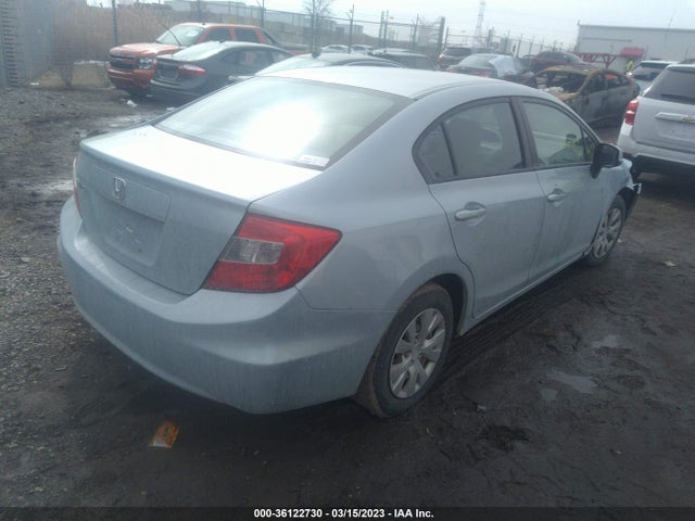 2012 HONDA CIVIC SDN LX VIN: 19XFB2F55CE013289