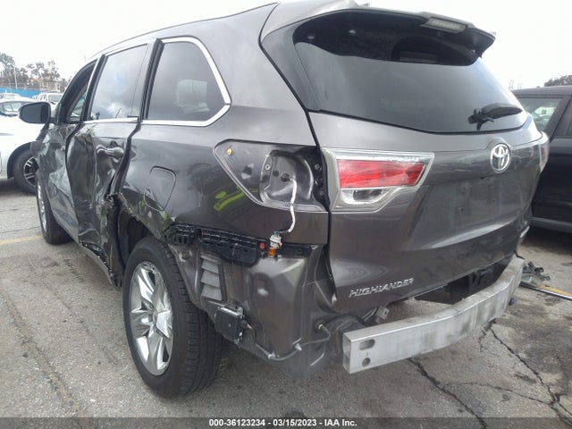 Toyota Highlander Limited 2014 5TDYKRFH2ES015859 Image 5