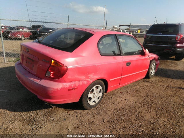 2004 HYUNDAI ACCENT GL/GT VIN: KMHCG35C34U308643