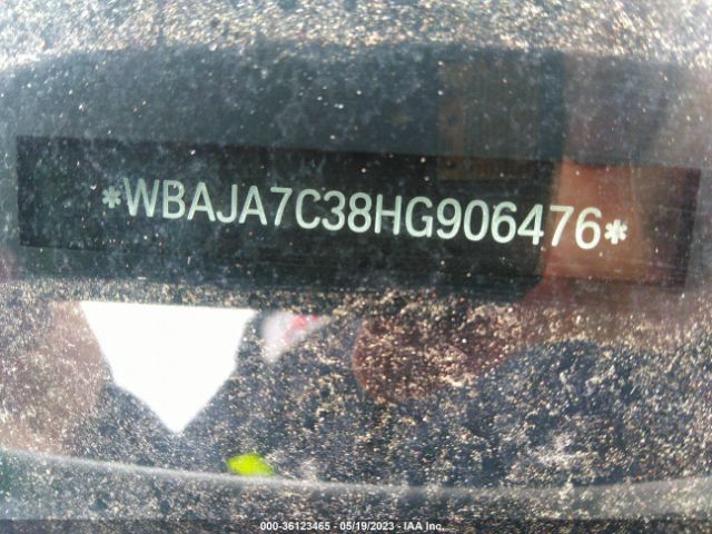 WBAJA7C38HG906476 BMW 5 Series 530i Xdrive