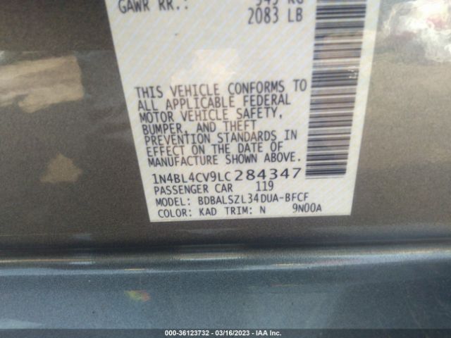 1N4BL4CV9LC284347 Nissan Altima 2.5 Sr