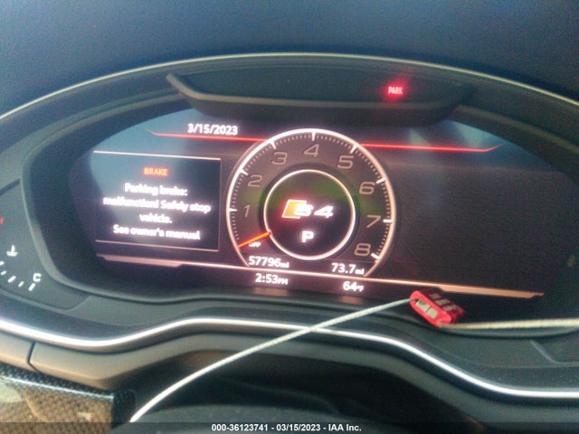 WAUB4AF44JA132734 Audi S4 Premium Plus