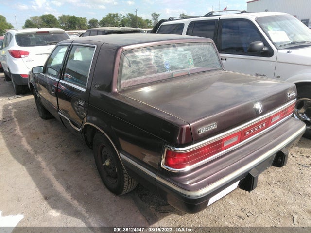 Dodge Dynasty Le 1991 1B3XC56R1MD160221 Image 4