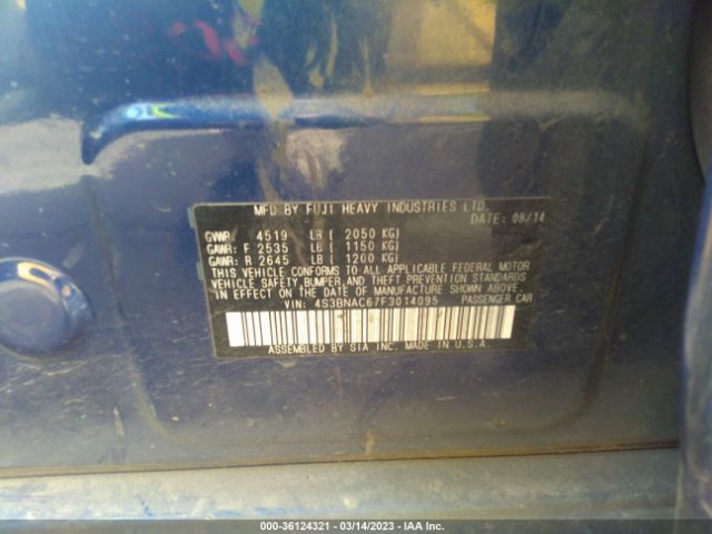 4S3BNAC67F3014095 Subaru Legacy 2.5i Premium