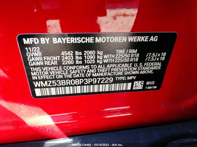 2023 Mini Countryman, VIN: WMZ53BR08P3P97229