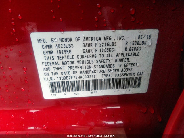 19UDE2F76HA003530 Acura Ilx W