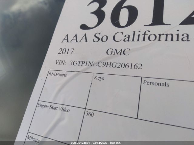 3GTP1NEC9HG206162 GMC Sierra 1500 Slt