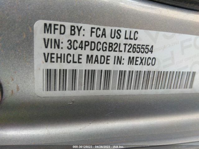 3C4PDCGB2LT265554 Dodge Journey Crossroad