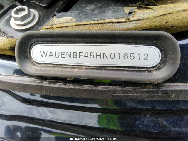 WAUENBF45HN016512 Audi A4 Premium Plus