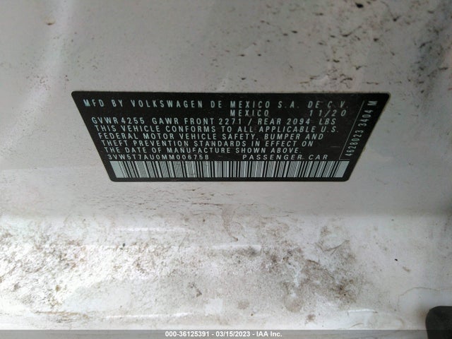 3VW5T7AU0MM006758 Volkswagen Golf Gti S/se/autobahn