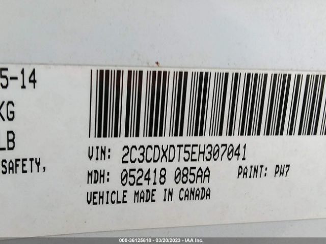 2C3CDXDT5EH307041 Dodge Charger Rt