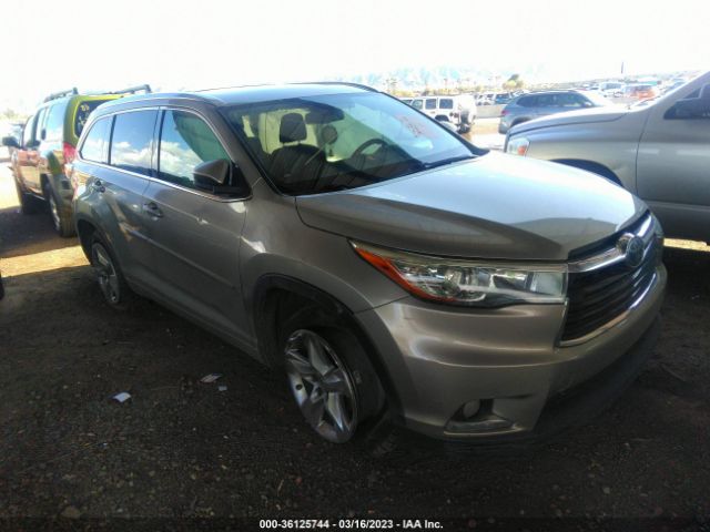 Toyota Highlander Limited 2015 5TDYKRFH1FS100225 Image 1