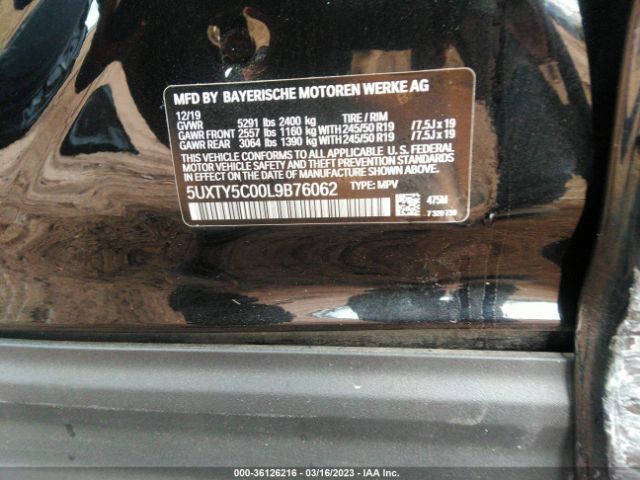 5UXTY5C00L9B76062 BMW X3 Xdrive30i