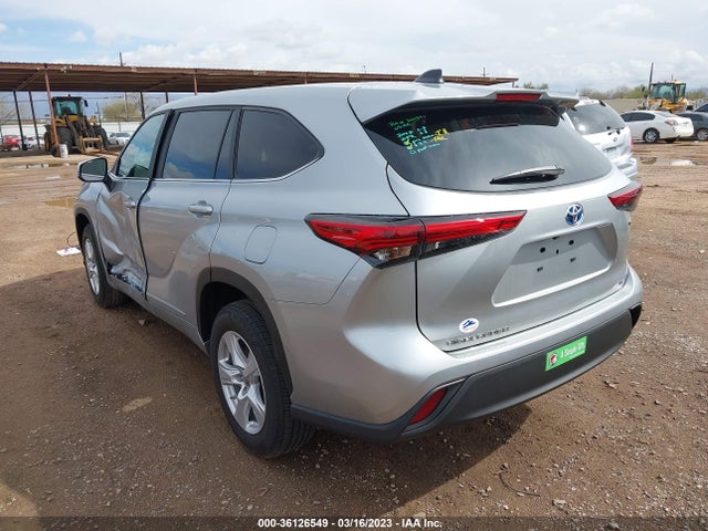 2023 TOYOTA HIGHLANDER HYBRID LE VIN: 5TDZARAHXPS519545