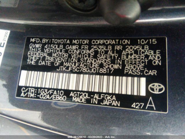 JTKJF5C78GJ018817 Scion TC