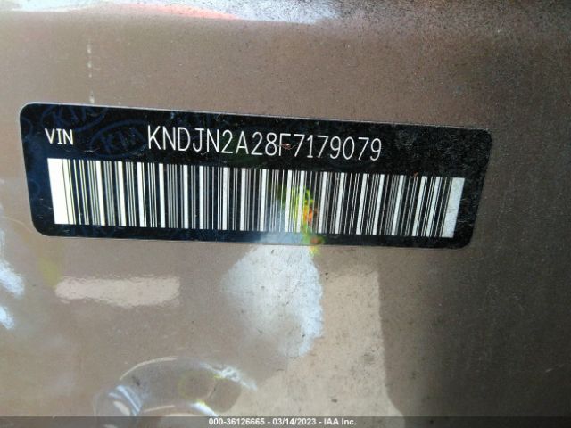 KNDJN2A28F7179079 KIA Soul Base