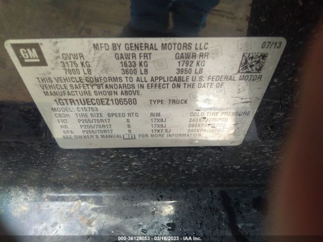 1GTR1UEC0EZ106580 GMC Sierra 1500 Sle