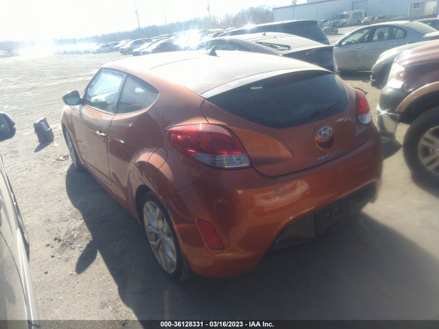 2012 HYUNDAI VELOSTER W/BLACK INT VIN: KMHTC6AD1CU053226