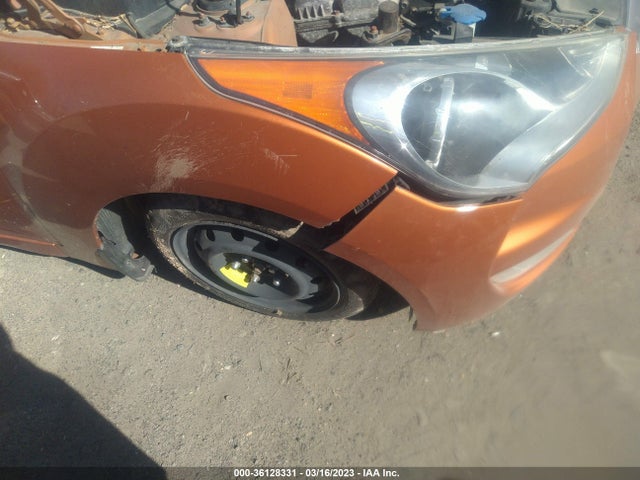 2012 HYUNDAI VELOSTER W/BLACK INT VIN: KMHTC6AD1CU053226