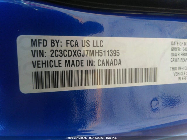 Dodge Charger Scat Pack 2021 2C3CDXGJ7MH511395 Image 9